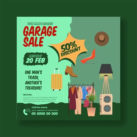 Garage Sale Social Media Template