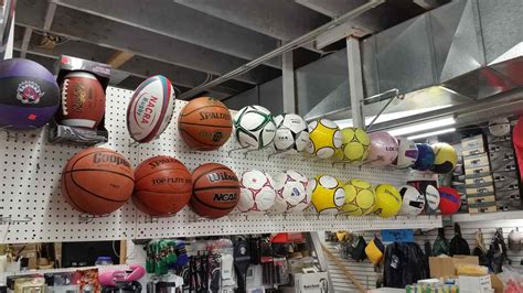 Garage sale sports equipment