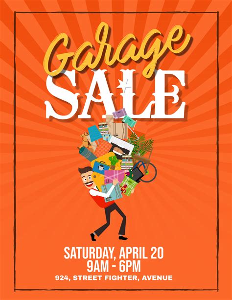 Garage Sale Template Design