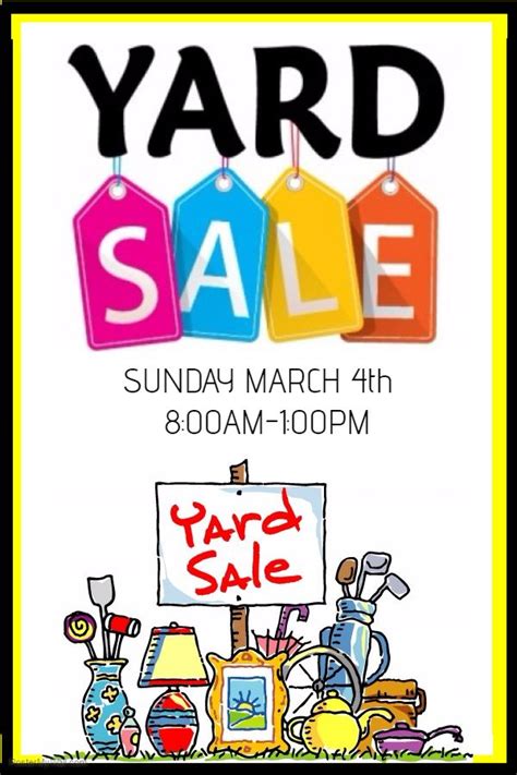 Garage Sale Template Example 3