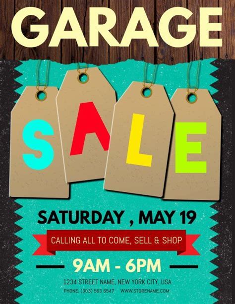 Benefits of Using Garage Sale Templates