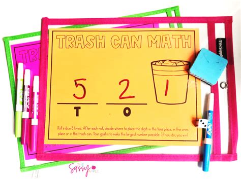 Garbage Math Worksheets