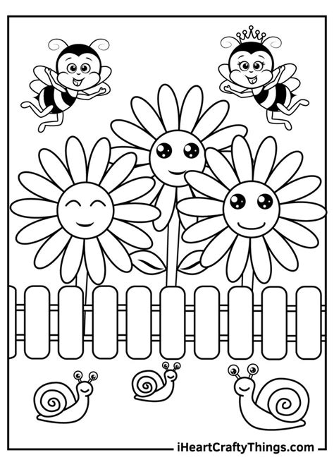 Garden Coloring Pages for Free