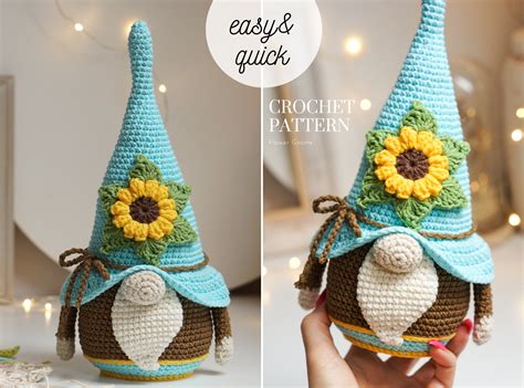 Garden Crochet Gnome