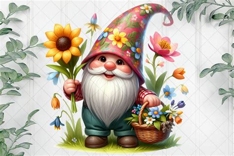 Garden Gnomes Clip Art