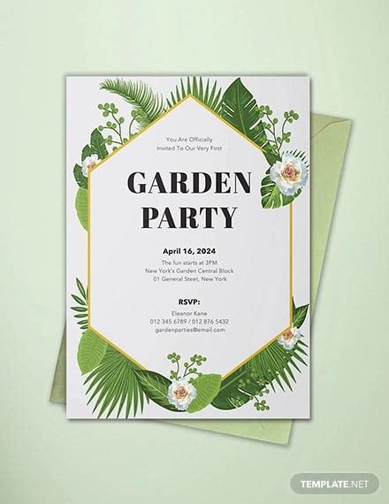 Garden Party Zola Template