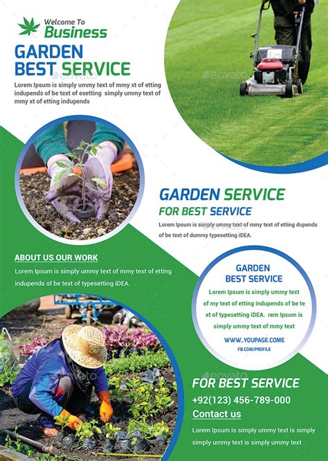 Garden Services Flyer Template