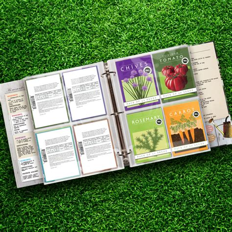 Gardening Binder Tabs