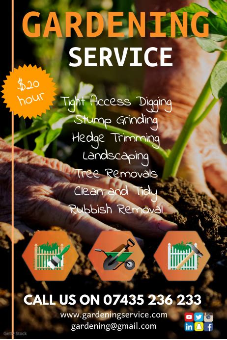 Gardening Tips Flyer Template