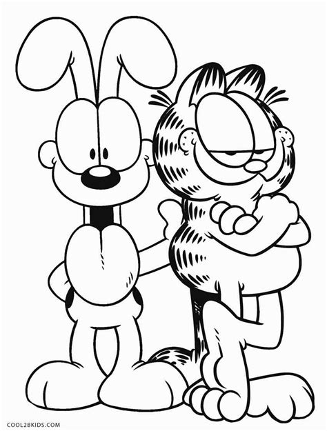 Garfield and Odie playing together