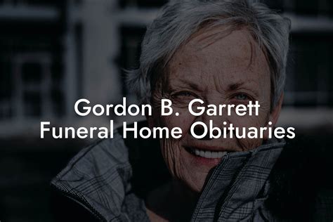 Garrett Funeral Home's role in creating obituaries