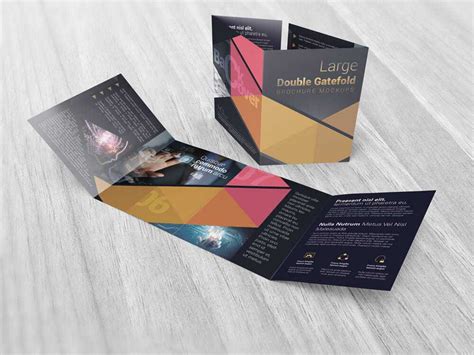 Gate Fold Brochure Template Design