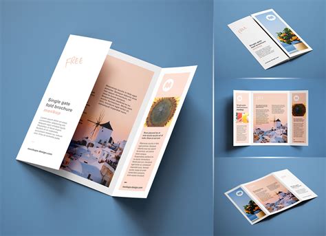 Gate Fold Brochure Template PSD