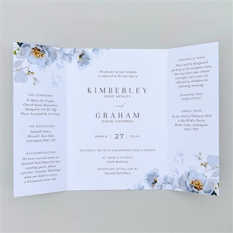 Gatefold Wedding Invitations