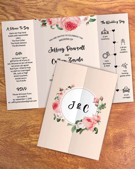 Gatefold Wedding Invitations Themes