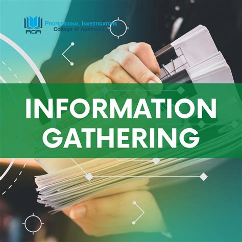 Gather Data and Information