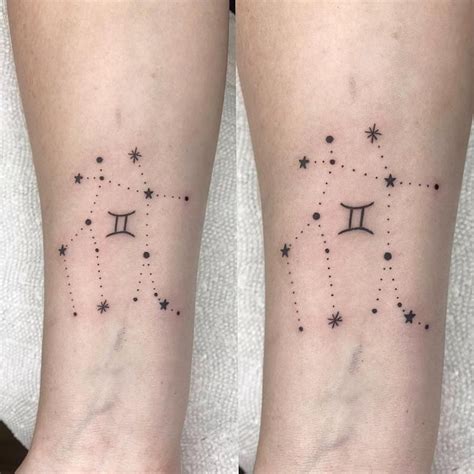 Gemini astrology tattoos