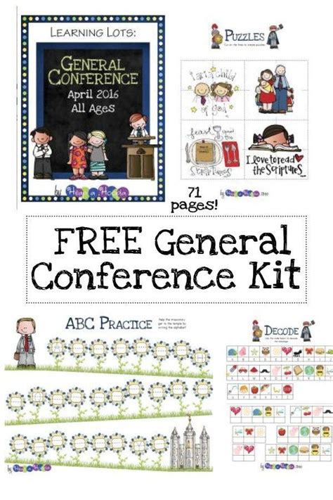 General Conference Activities for Kids