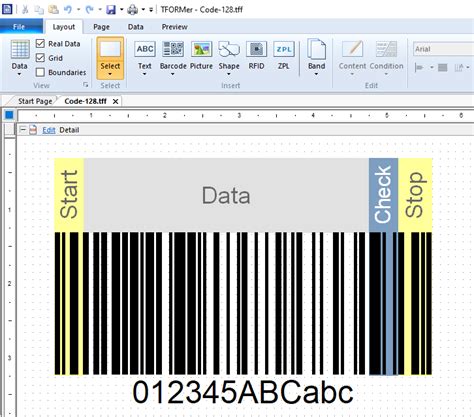 Code 128 Barcodes in Excel