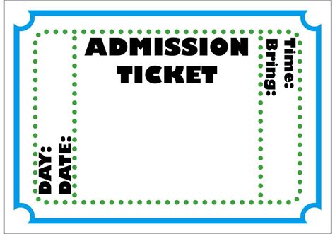 Generic Ticket Template