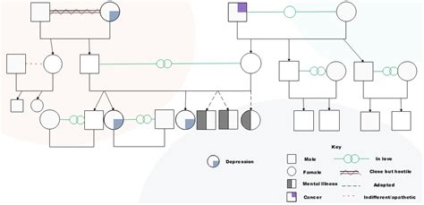 Drawing a Genogram and Ecomap Template