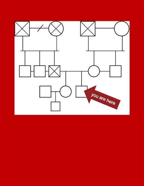 Genogram Template for Family Mapping