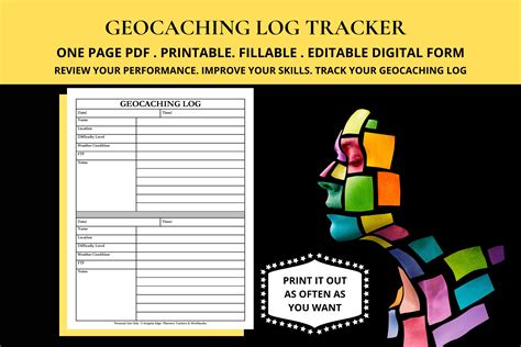 Geocache Logbook Templates PowerPoint Ideas