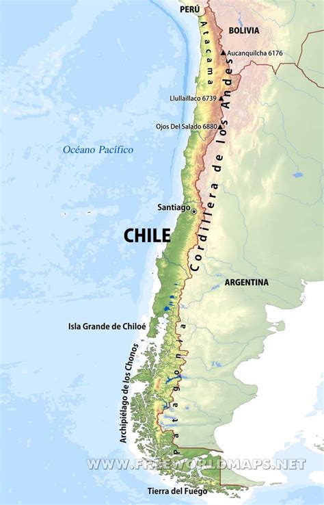 La geografía de Chile