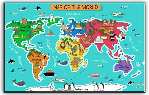 Geography Map for Kids