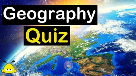 Image of a geography quiz template