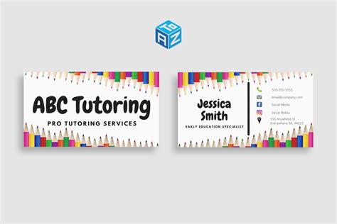 Geography Tutor Business Cards