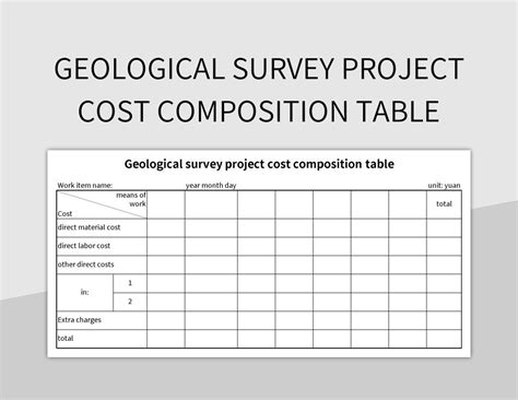 Image of a geology template