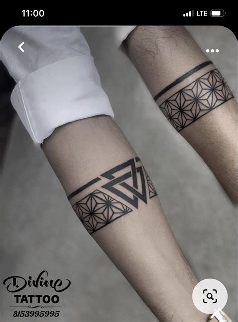 Geometric Ambigram Tattoo