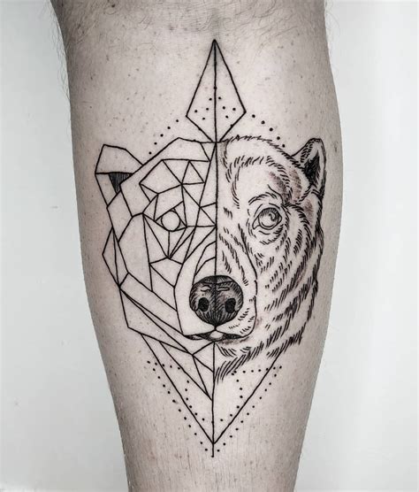 Geometric animal tattoos for inspiration