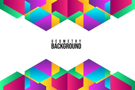 Geometric background templates