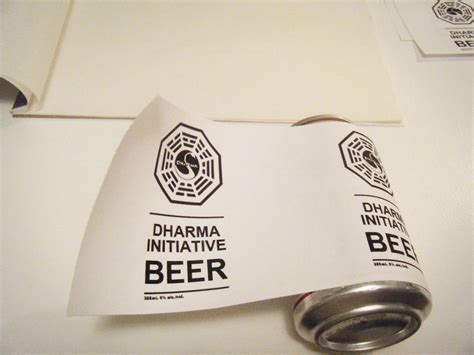 Geometric Beer Can Wrap