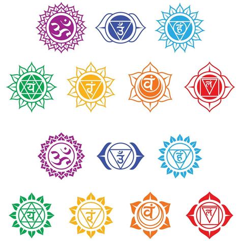 Geometric Chakra Symbols