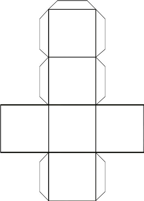 Geometric Cube Template