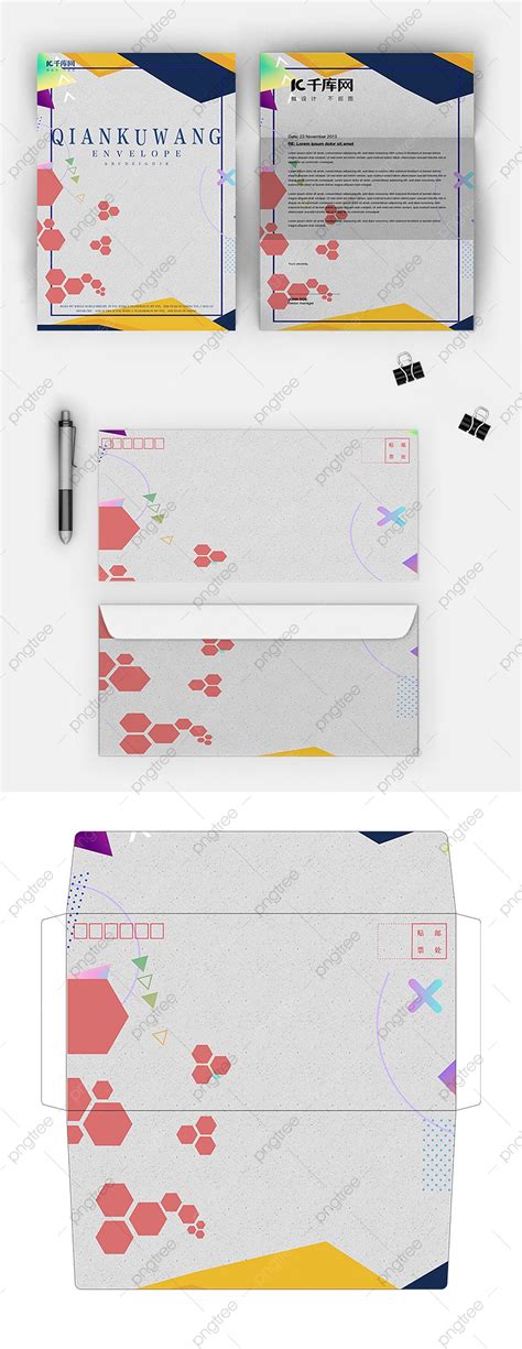 Geometric Envelope Template