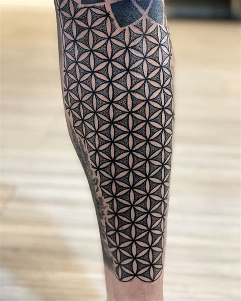 Geometric Filler Tattoo Designs Arm Tattoos