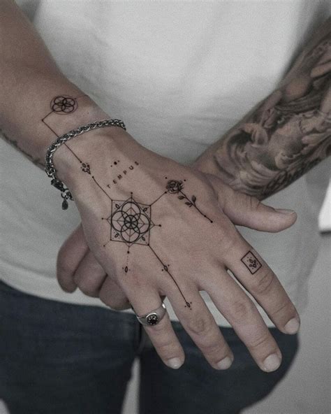 Geometric Hand Tattoos