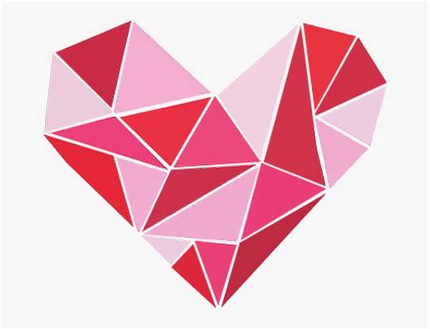 Geometric Heart Photo Wall