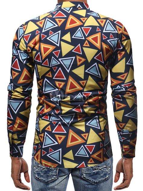 Geometric long sleeve shirt design