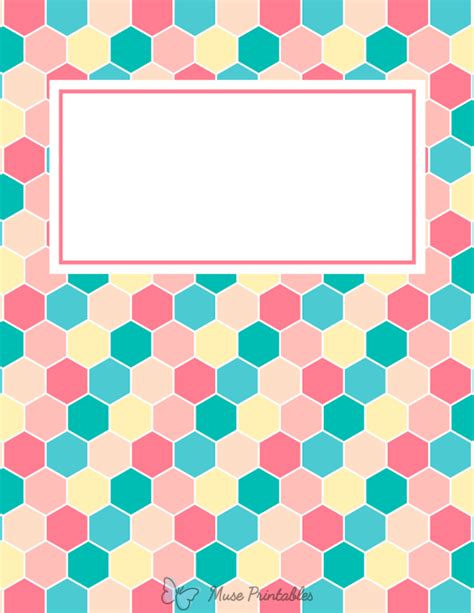 Geometric Pattern Binder Covers