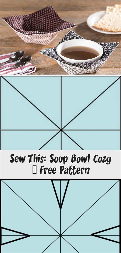 Geometric Pattern Soup Bowl Template