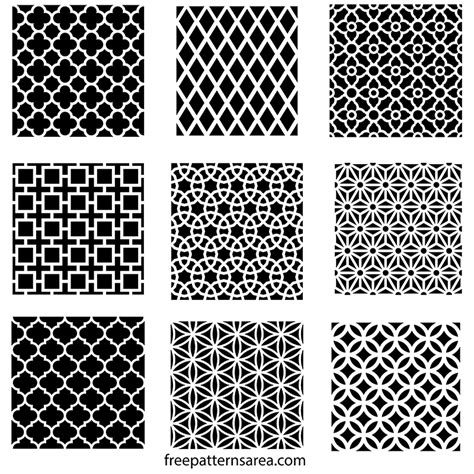 Geometric Pattern Stencil