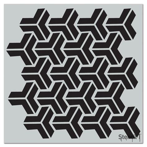 Geometric pattern stencil