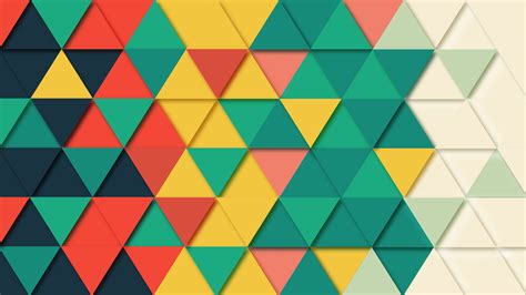 Geometric pattern wallpaper