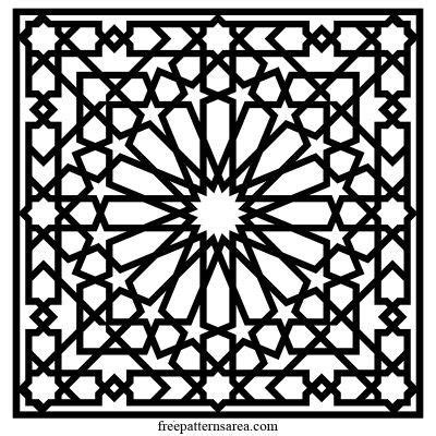 Geometric patterns for coloring