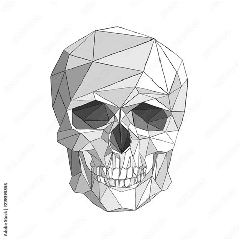 Geometric Skull Design